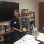Board thanks Cortney VanOeffelen for her service during her tenure as Chapter President